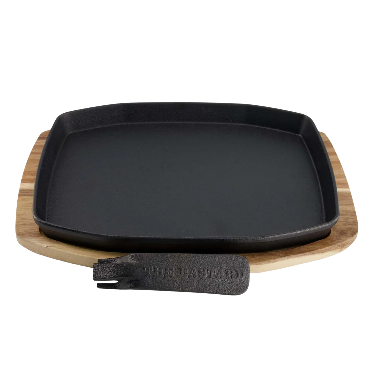 The Bastard Sizzling Plate & Holder Cast Iron 24x32 cm Sizzling Plate & Holder Cast Iron 24x32 cm