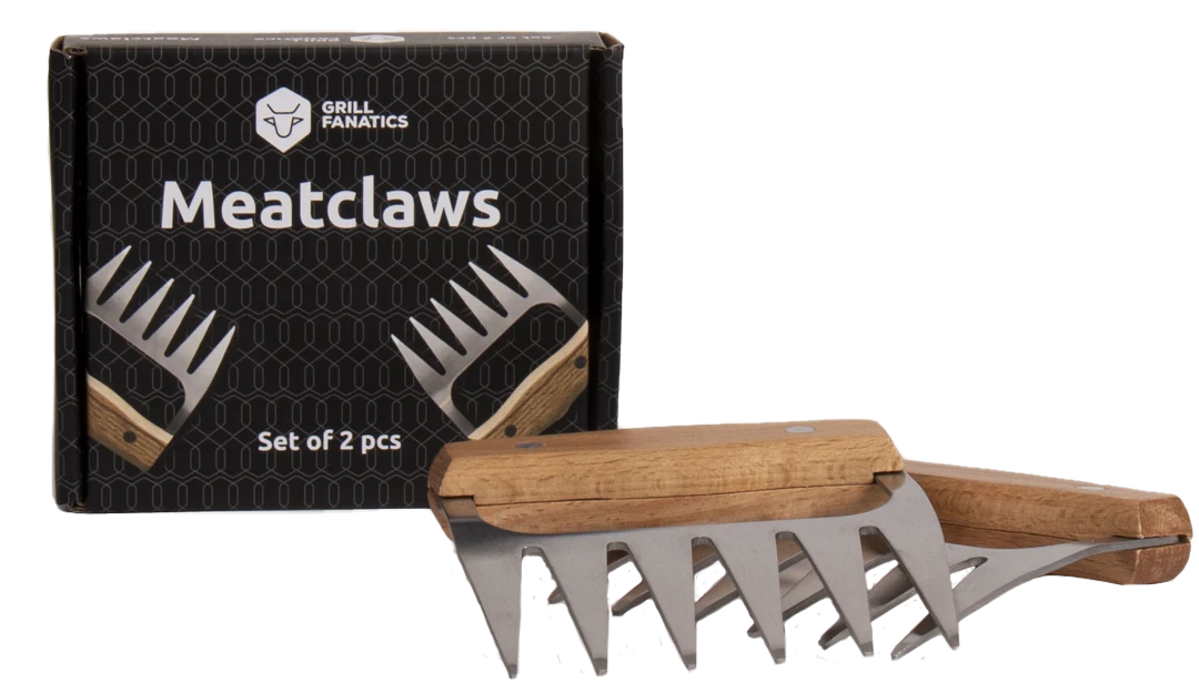 Grill Fanatics Stainless steel meat claws — set of 2 Stainless steel meat claws — set of 2