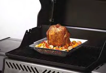 Napoleon Stainless steel chicken roaster and wok Stainless steel chicken roaster and wok