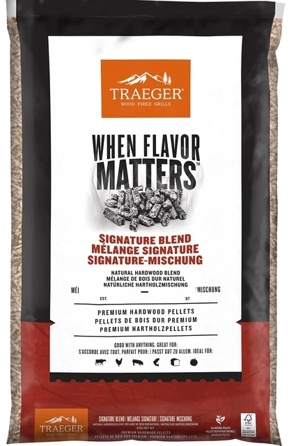 Traeger Signature Blend FSC wood pellets — 9 kg Signature Blend FSC wood pellets — 9 kg