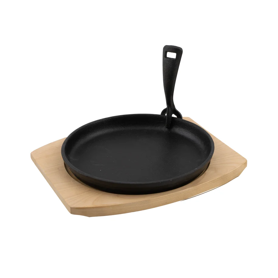 Barbecook Cast iron grill pan with bamboo trivet Cast iron grill pan with bamboo trivet — BC-ACC-7420 (EU)