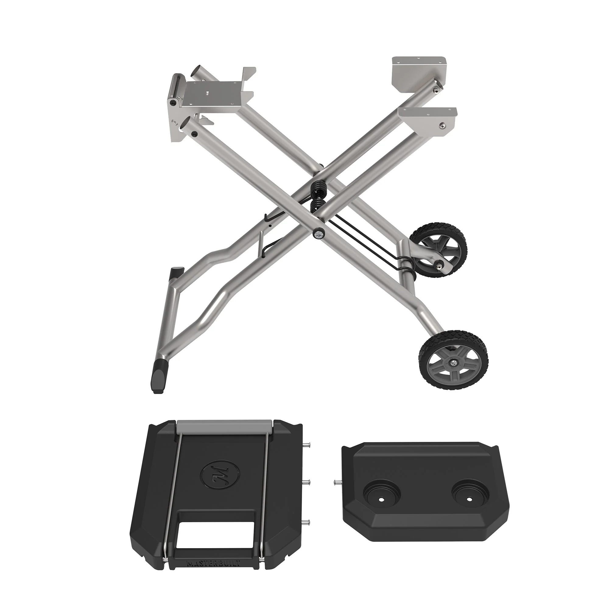 Masterbuilt QuickCollapse cart with side shelves (EU)