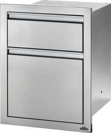 Napoleon 18 x 24 inch Double Drawer with Waste Bin 18 x 24 inch Double Drawer with Waste Bin — BI-1824-2DR (FR)
