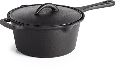 Napoleon Cast Iron Sauce Pan with Lid Cast Iron Sauce Pan with Lid — 56051 (FR)