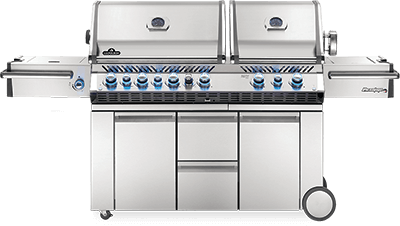 Napoleon Classic Prestige PRO 825 RSBI with Power Side Burner, Infrared Rear & Bottom Burners — PRO825RSBIPSS-3-FR (FR)