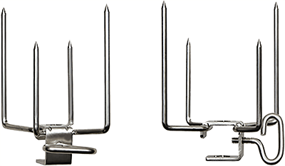Napoleon Commercial Quality Rotisserie Forks Four Prongs, Set of Two Commercial Quality Rotisserie Forks Four Prongs, Set of Two — 69001 (FR)