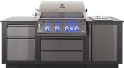 Napoleon OASIS 105 Outdoor Kitchen, Built-in 700 Series 32 with SIZZLE ZONE side burner OASIS 105 Outdoor Kitchen, Built-in 700 Series 32 with SIZZLE ZONE side burner — ODK105-BIG32P-1-FR (FR)