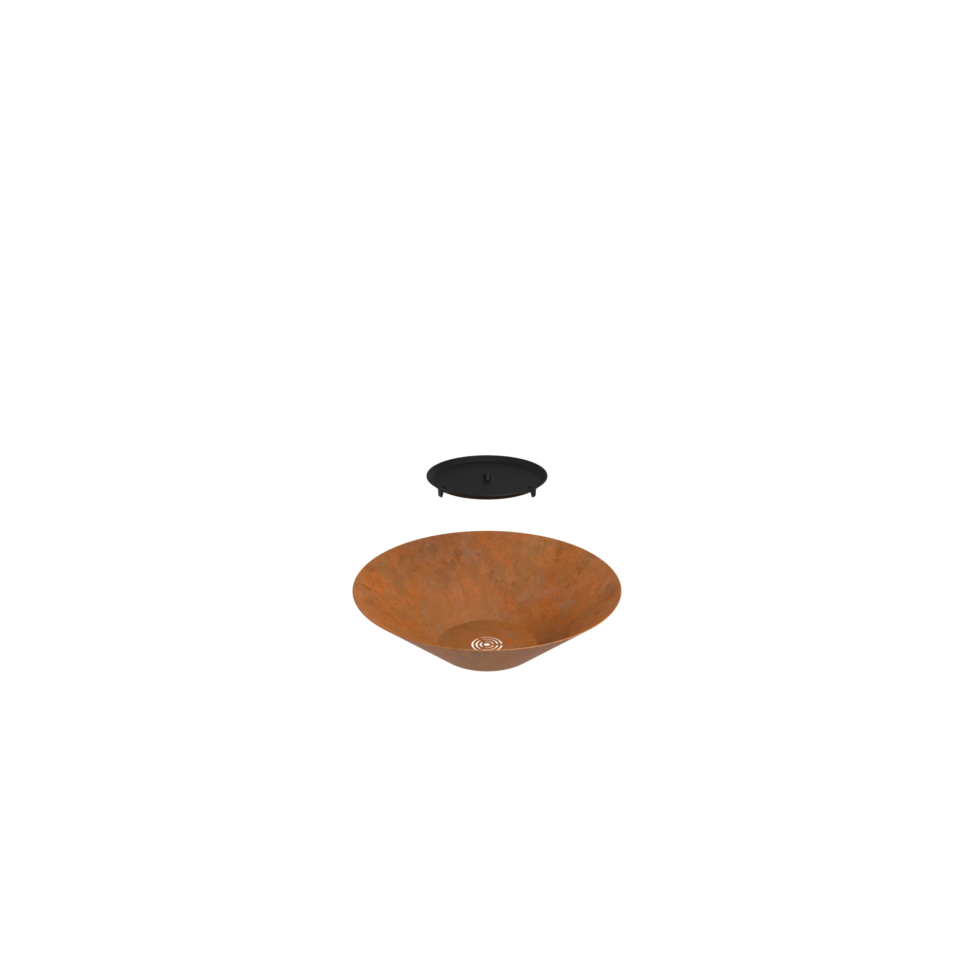 OFYR Spun Cone & Airflow Plate kit Spun Cone & Airflow Plate kit — 85 / Corten — OAU21C85 (EU)