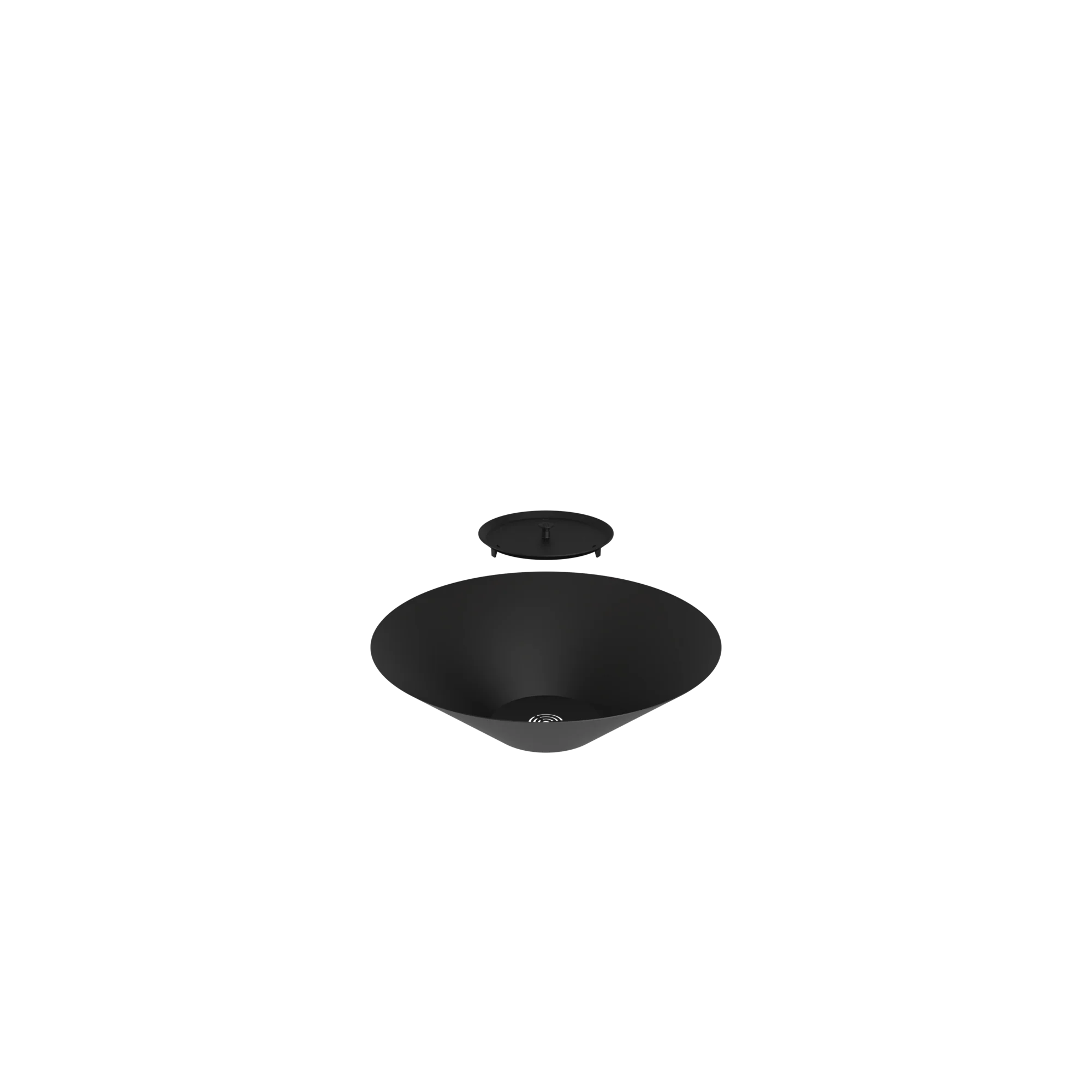 OFYR Spun Cone & Airflow Plate kit Spun Cone & Airflow Plate kit — 100 / Black — OAU21B100 (EU)