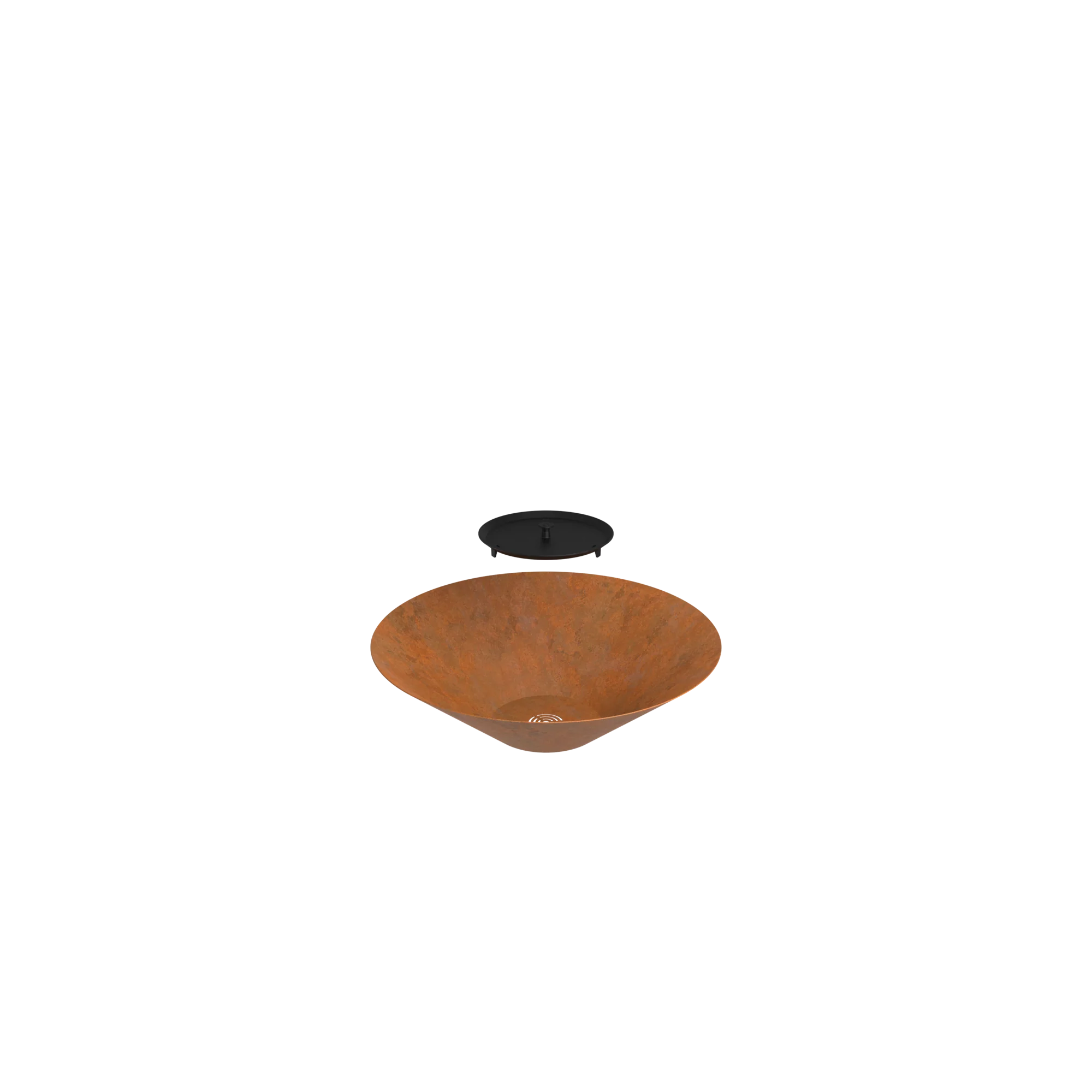 OFYR Spun Cone & Airflow Plate kit Spun Cone & Airflow Plate kit — 100 / Corten — OAU21C100 (EU)