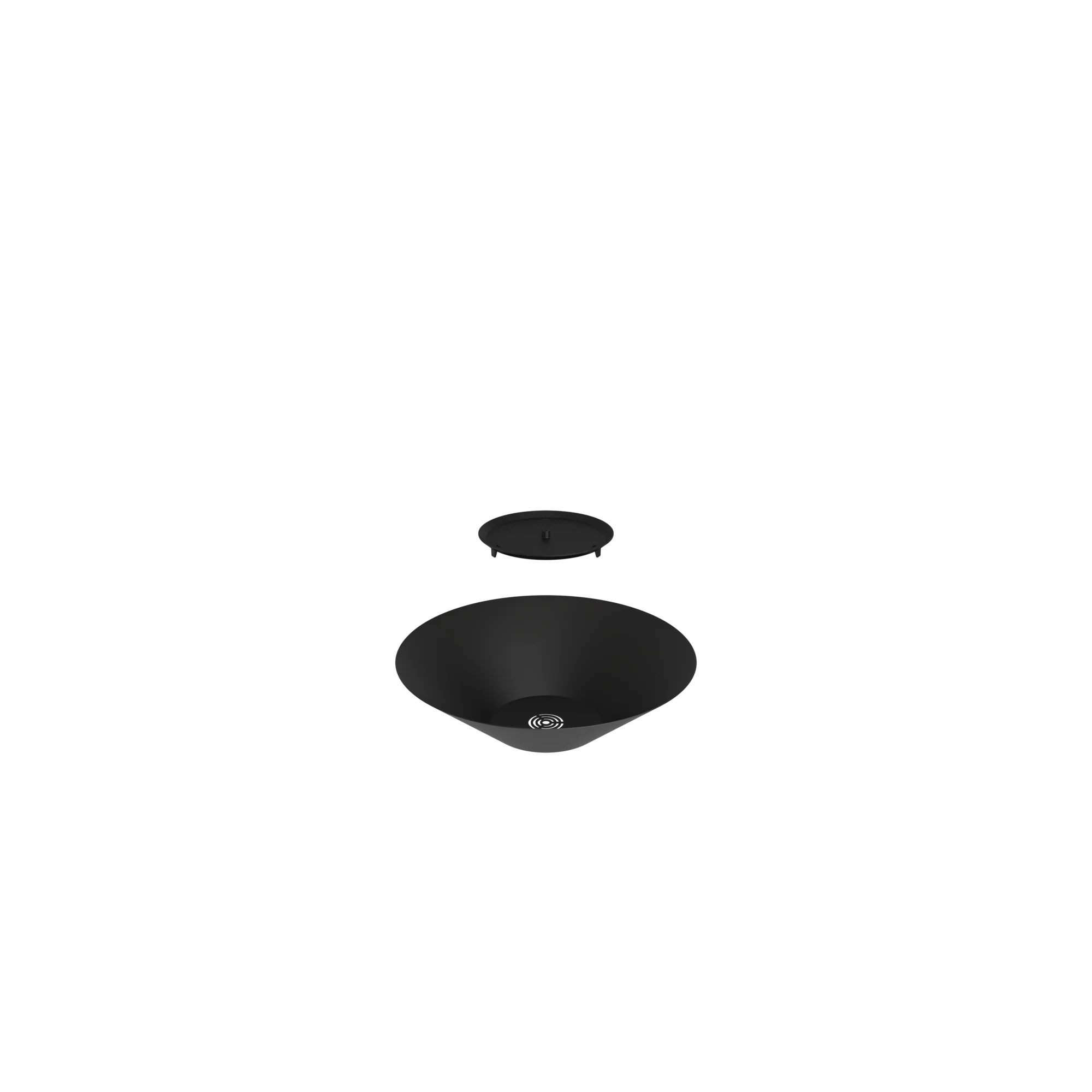 OFYR Spun Cone & Airflow Plate kit Spun Cone & Airflow Plate kit — 85 / Black — OAU21B85 (EU)