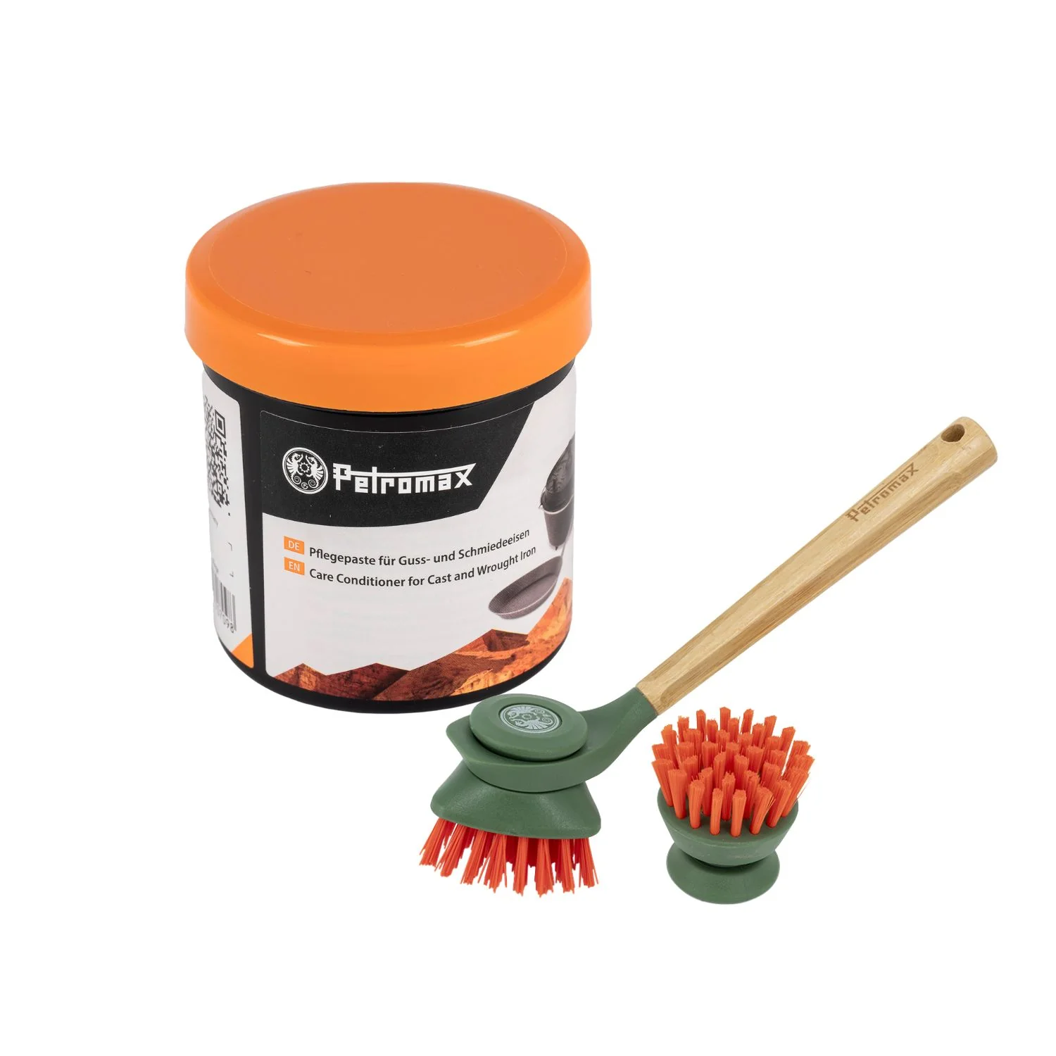 Petromax Care Conditioner set for cast iron and wrought iron with cast brush Care Conditioner set for cast iron and wrought iron with cast brush (EU)