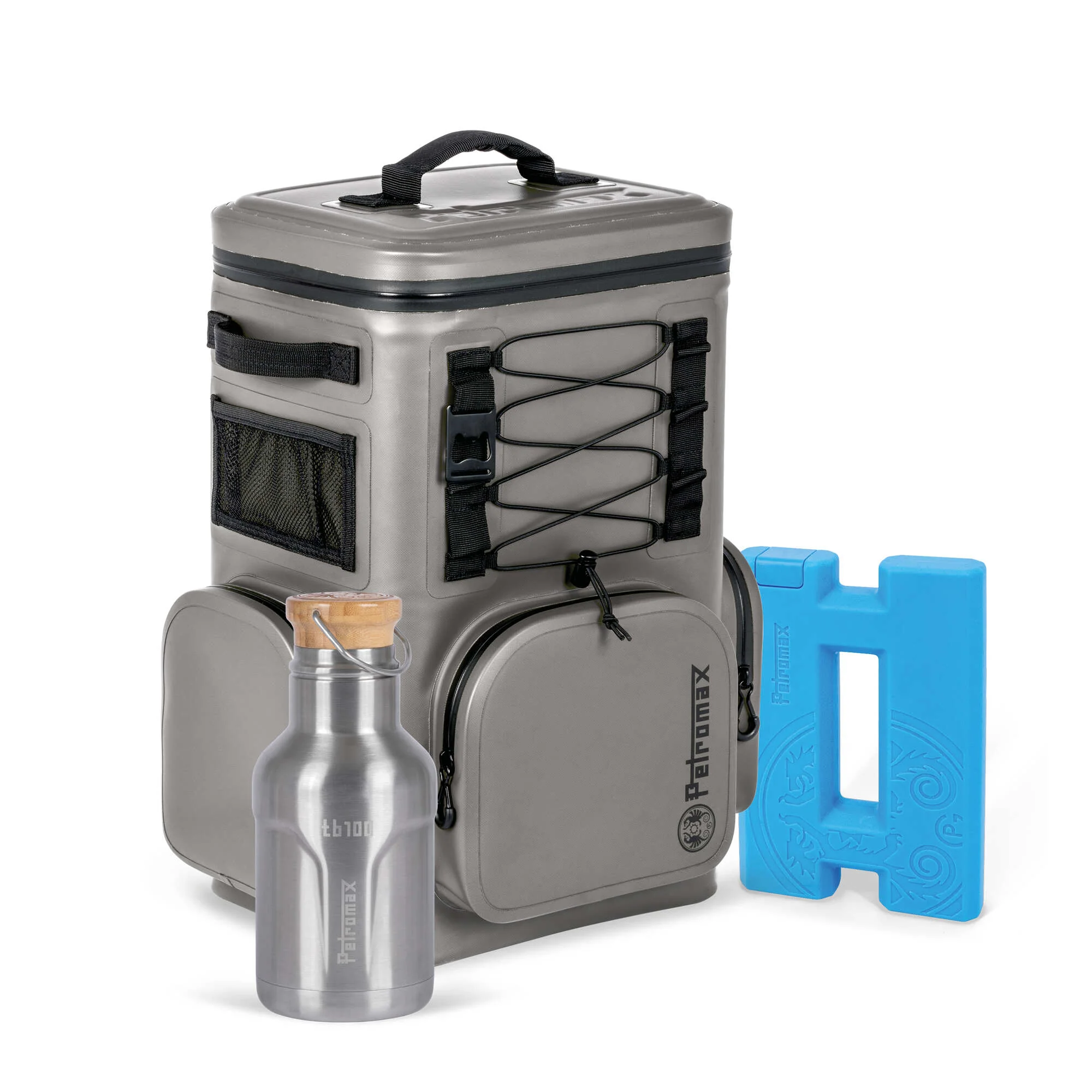 Petromax Cooling backpack with ice pack & insulated bottle Cooling backpack with ice pack & insulated bottle — 17 liters (EU)