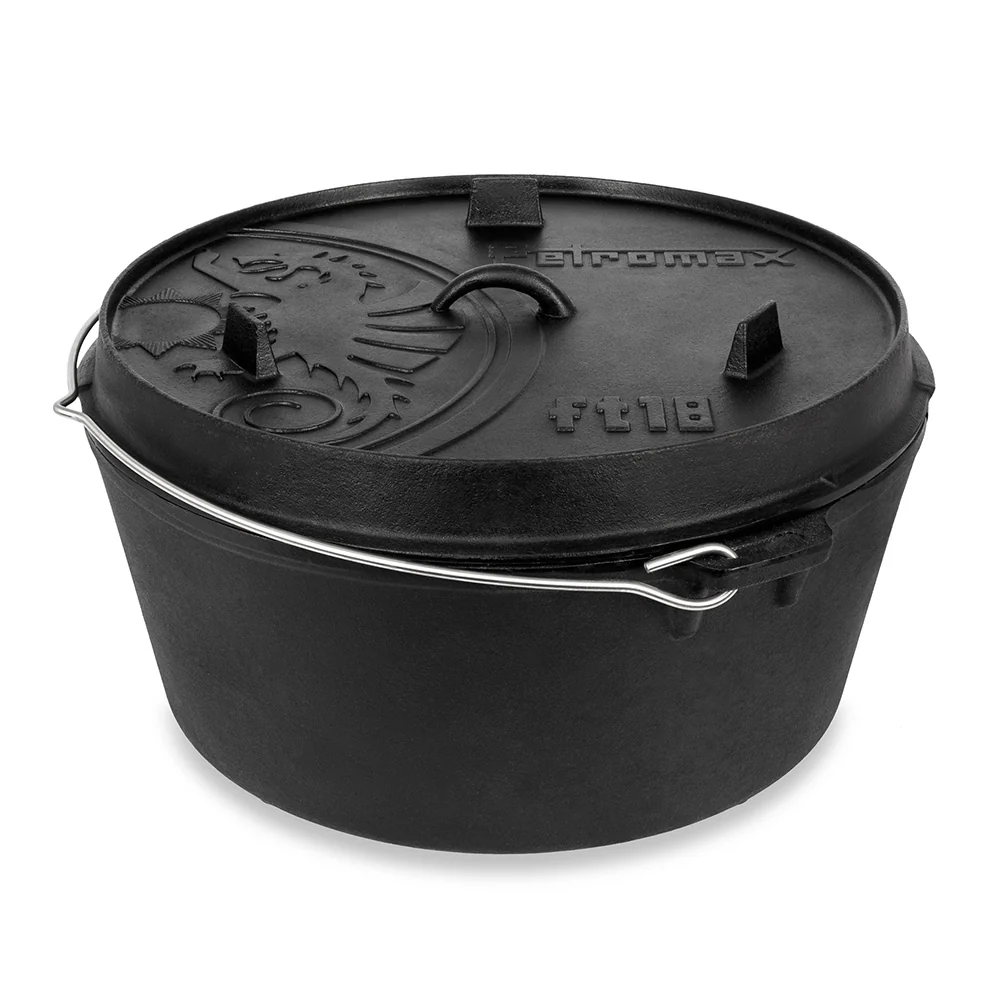 Petromax Dutch Oven Dutch Oven ft18 — with feet (EU)