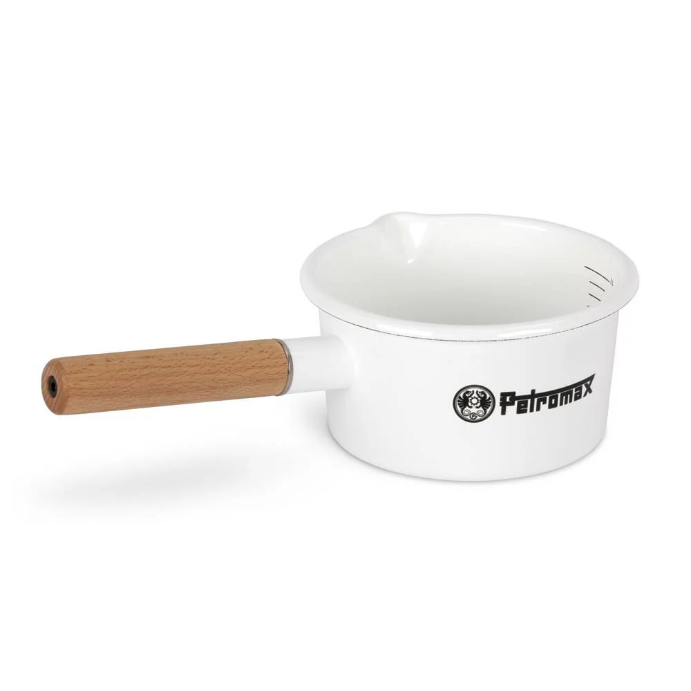 Petromax Enamel saucepan Enamel saucepan — White / 1 liter (EU)