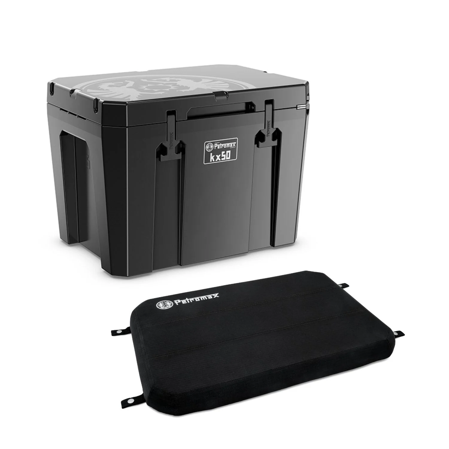 Petromax Cool Box including Seat Cushion Cool Box including Seat Cushion — Black / 50 liters (EU)