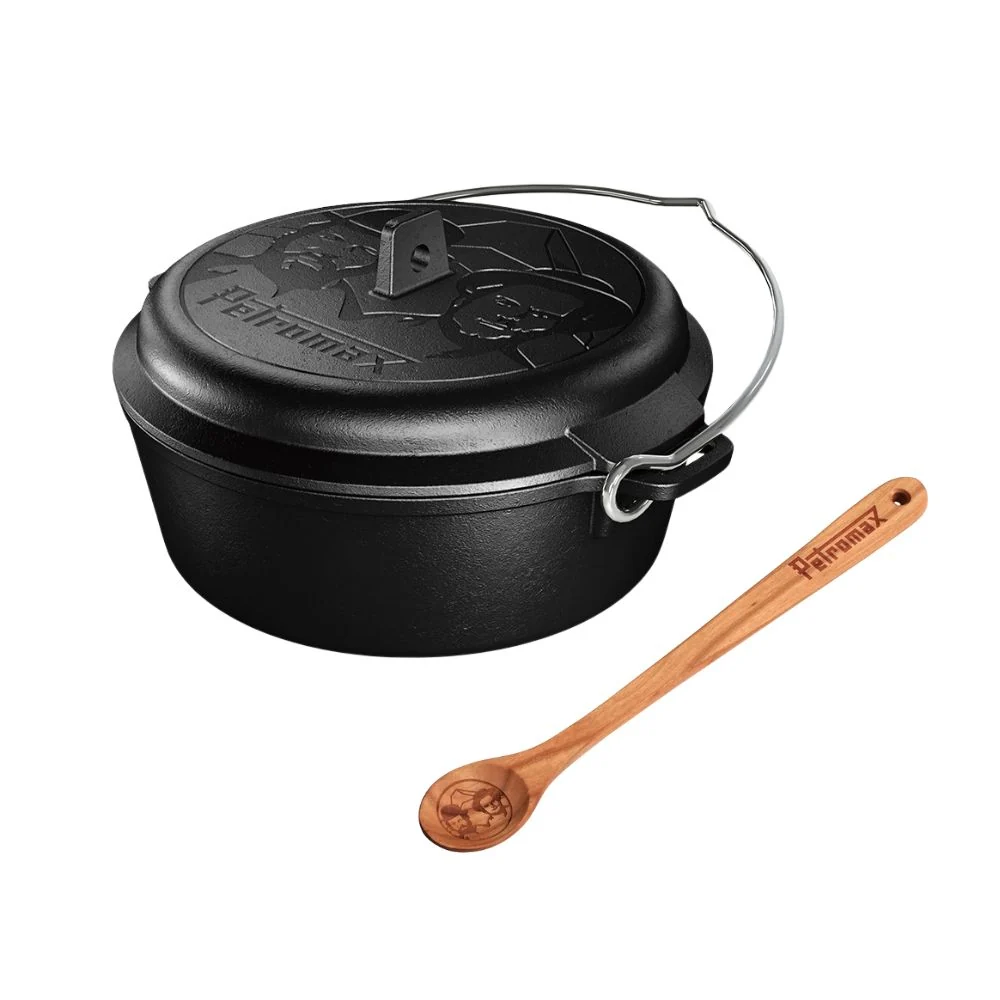 Petromax Set Dutch Oven ft3 + Wooden Spoon – Bud Spencer & Terence Hill Edition Set Dutch Oven ft3 + Wooden Spoon – Bud Spencer & Terence Hill Edition (EU)