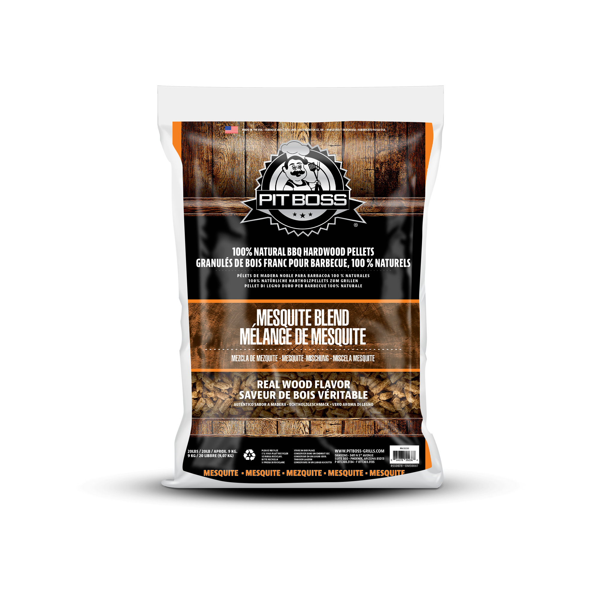 Pit Boss Mesquite Blend Wood Pellets — 9 kg Mesquite Blend Wood Pellets — 9 kg (FR)