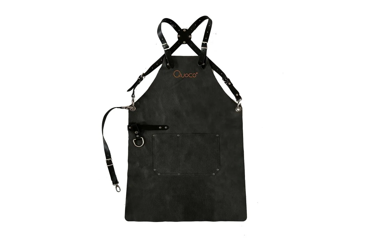 Quoco Leather apron Leather apron — Black — 90101 (EU)