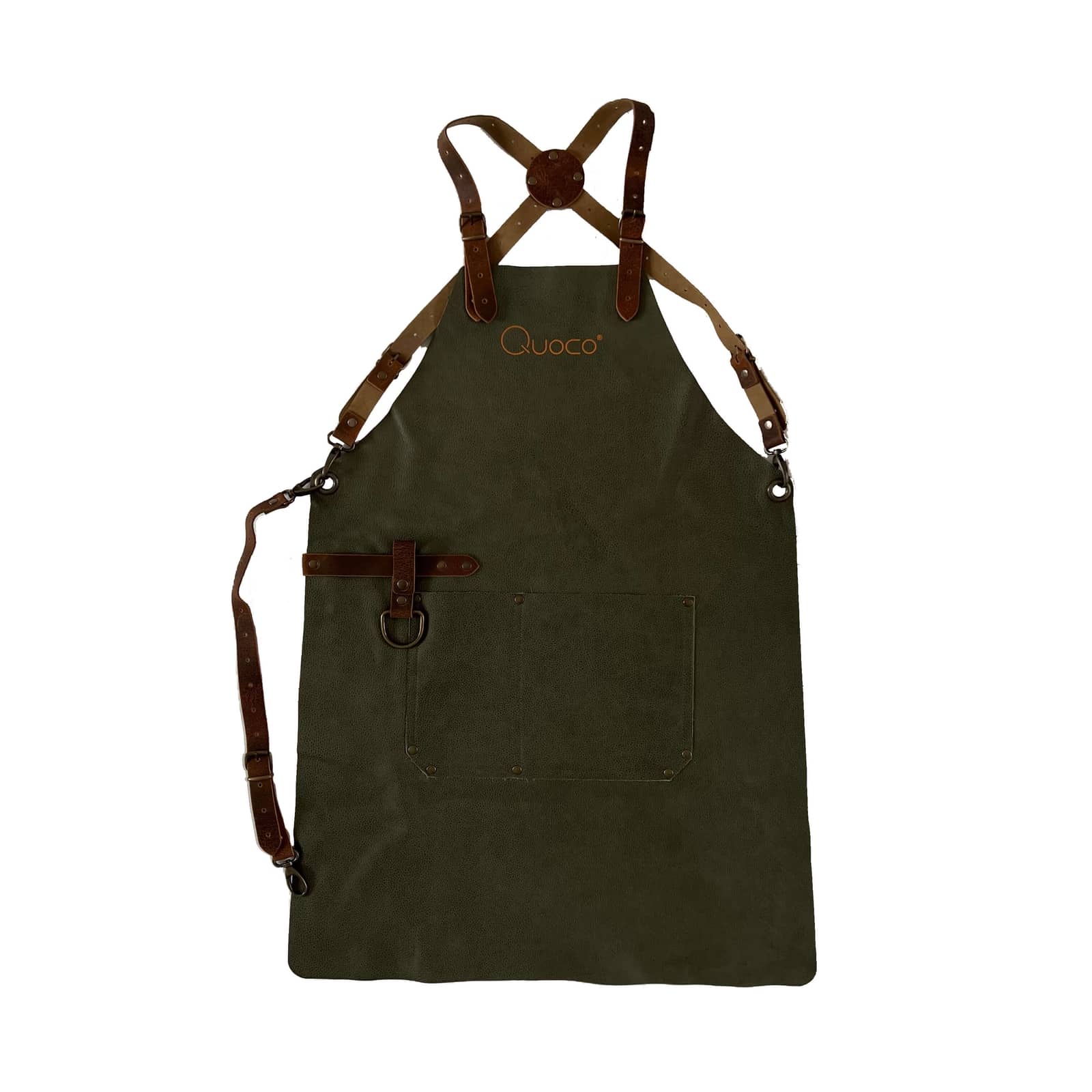 Quoco Leather apron Leather apron — Forest Green — 90102 (EU)