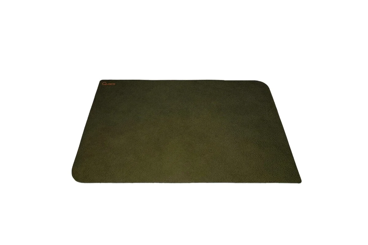 Quoco Leather placemats, 6 pieces Leather placemats, 6 pieces — Forest Green — 90111 (EU)