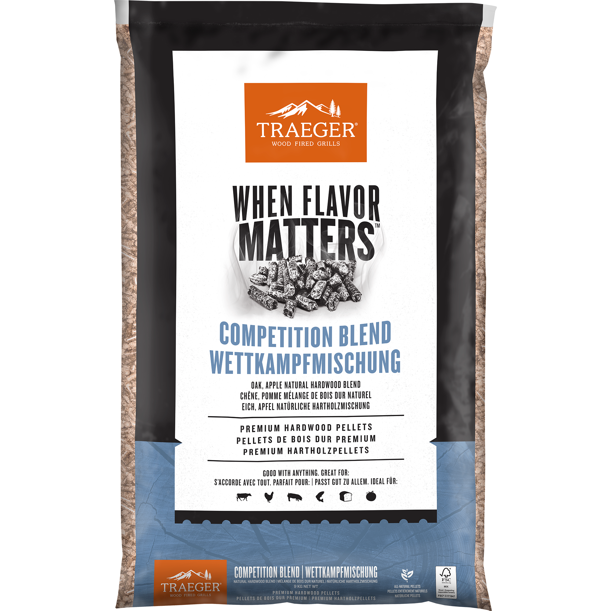 Traeger FSC Competition Blend Wood Pellets FSC Competition Blend Wood Pellets (FR)