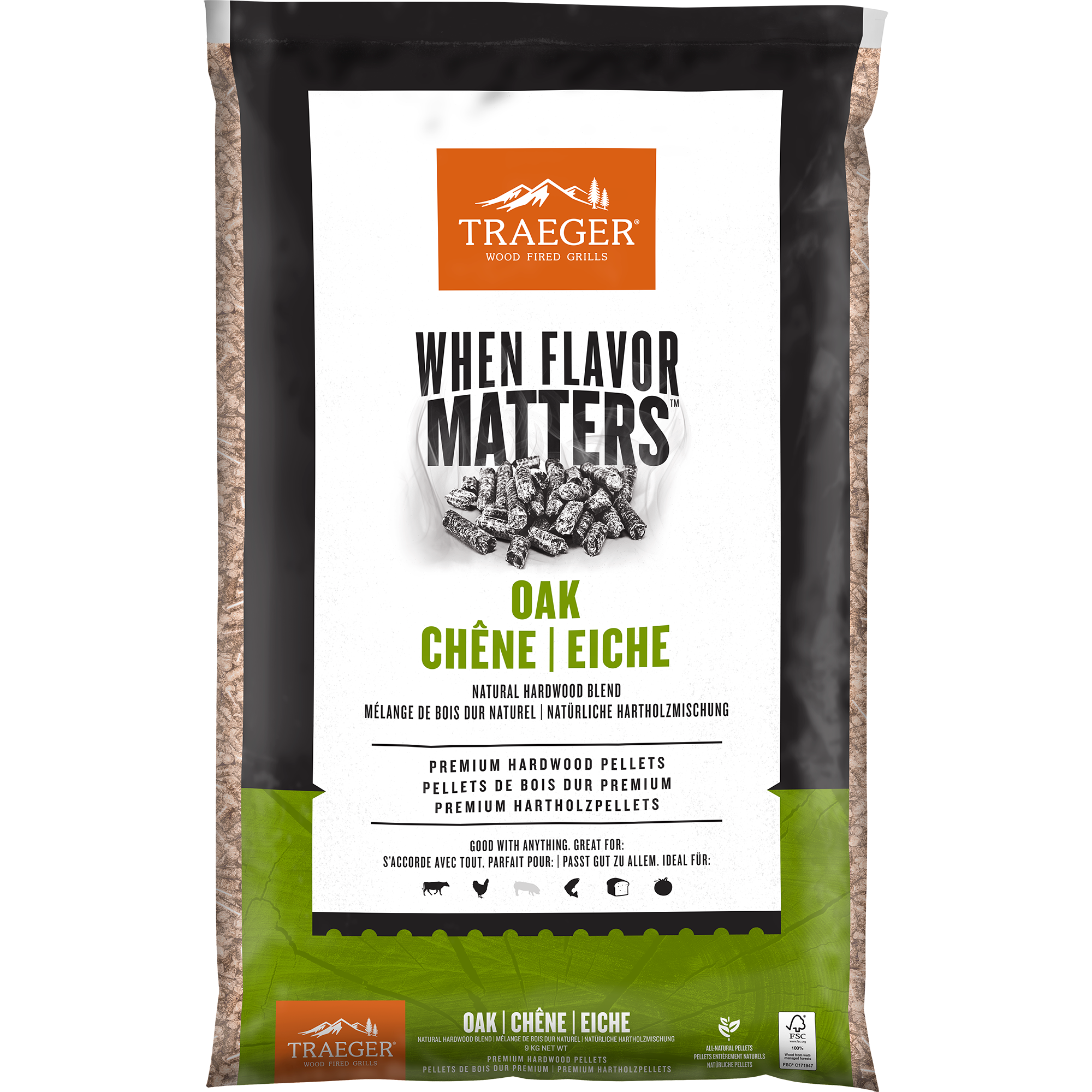 Traeger FSC Oak Wood Pellets FSC Oak Wood Pellets (FR)