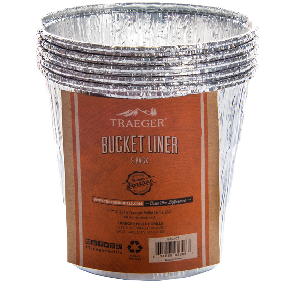 Traeger Grease Bucket Liners — 5 Pack Grease Bucket Liners — 5 Pack (FR)