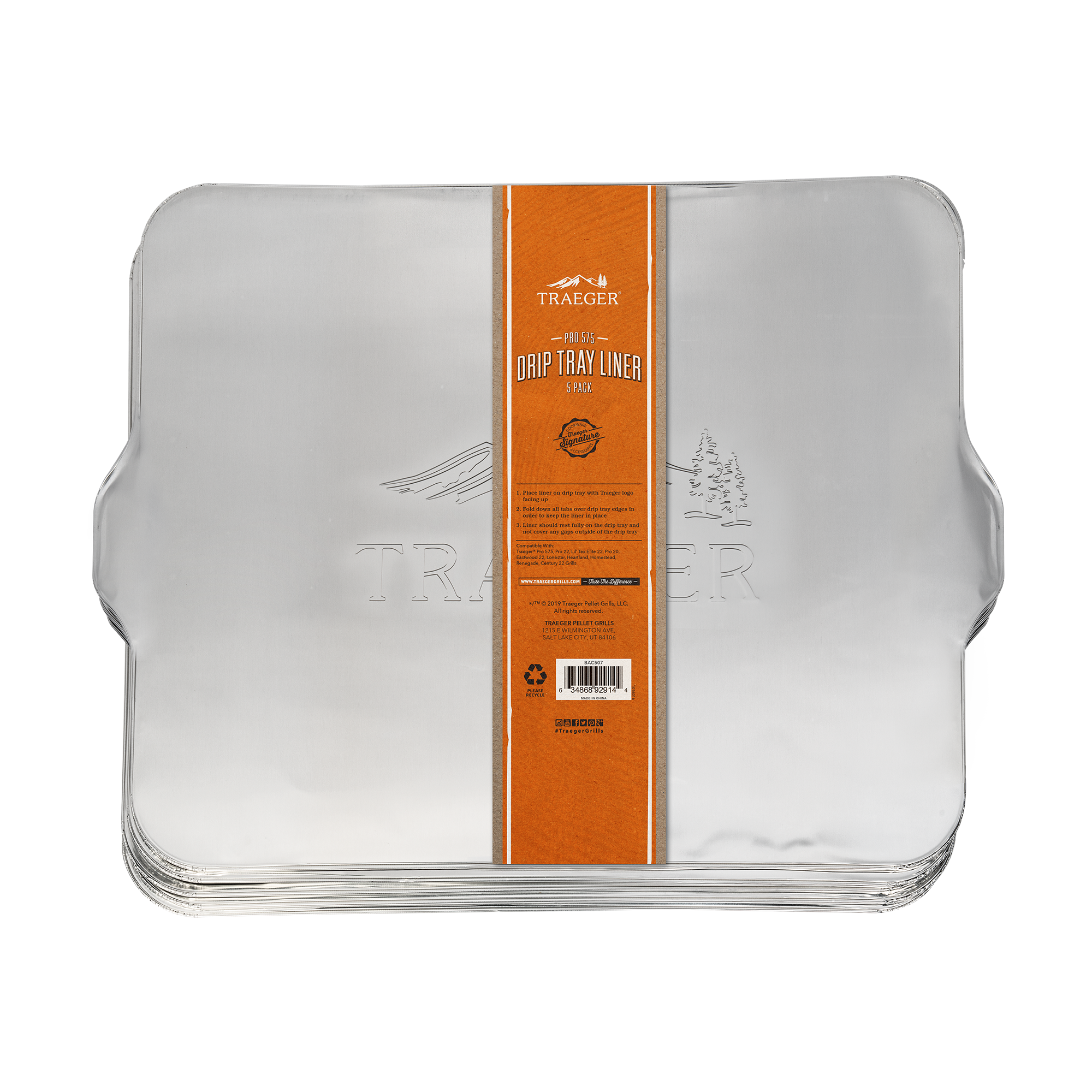 Traeger Pro 575 Drip Tray Liners — 5 Pack Pro 575 Drip Tray Liners — 5 Pack (FR)