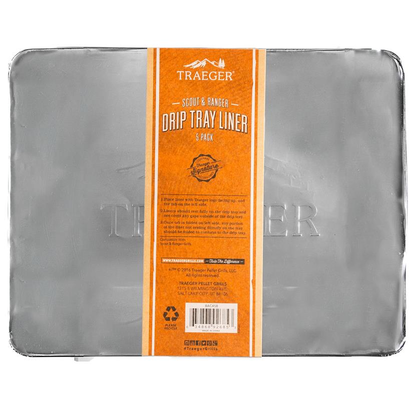 Traeger Ranger Drip Tray Liners — 5 Pack Ranger Drip Tray Liners — 5 Pack (FR)