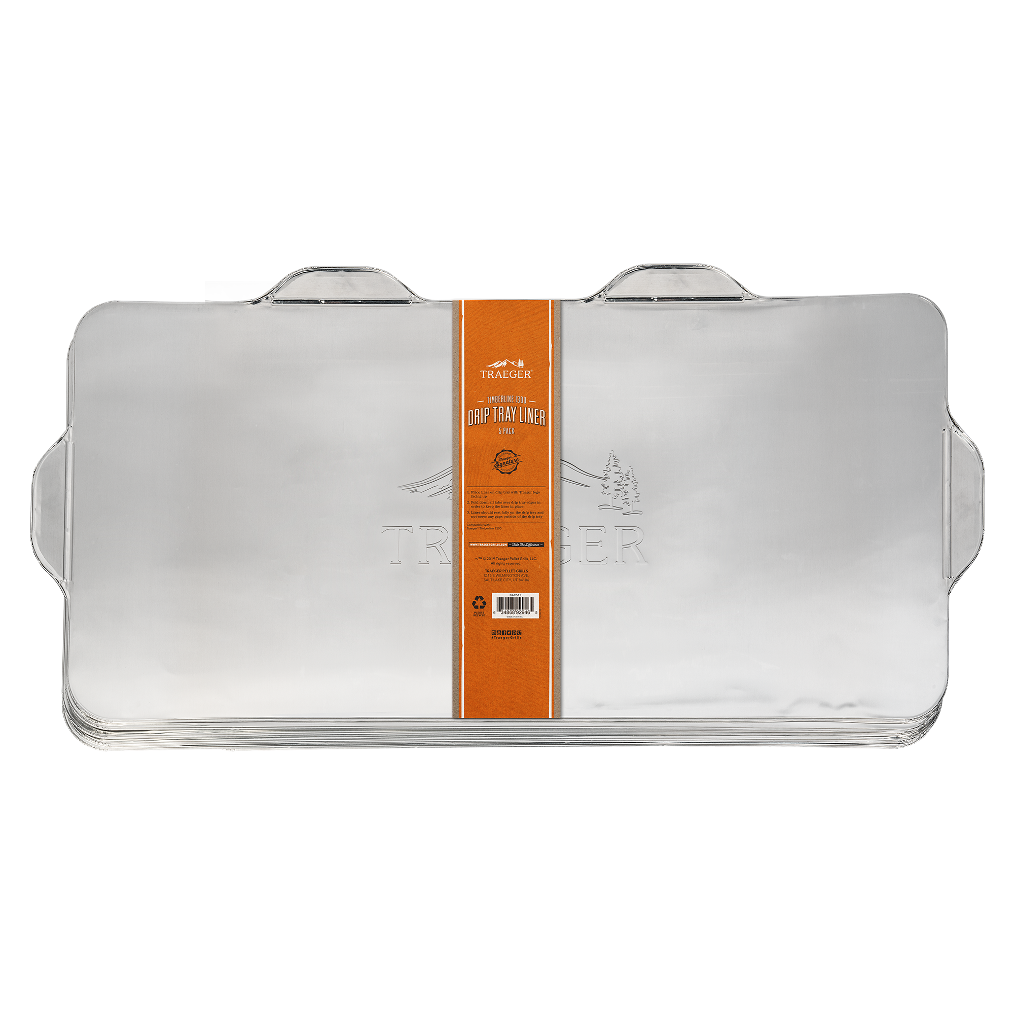 Traeger Timberline 1300 Drip Tray Liners — 5 Pack Timberline 1300 Drip Tray Liners — 5 Pack (FR)