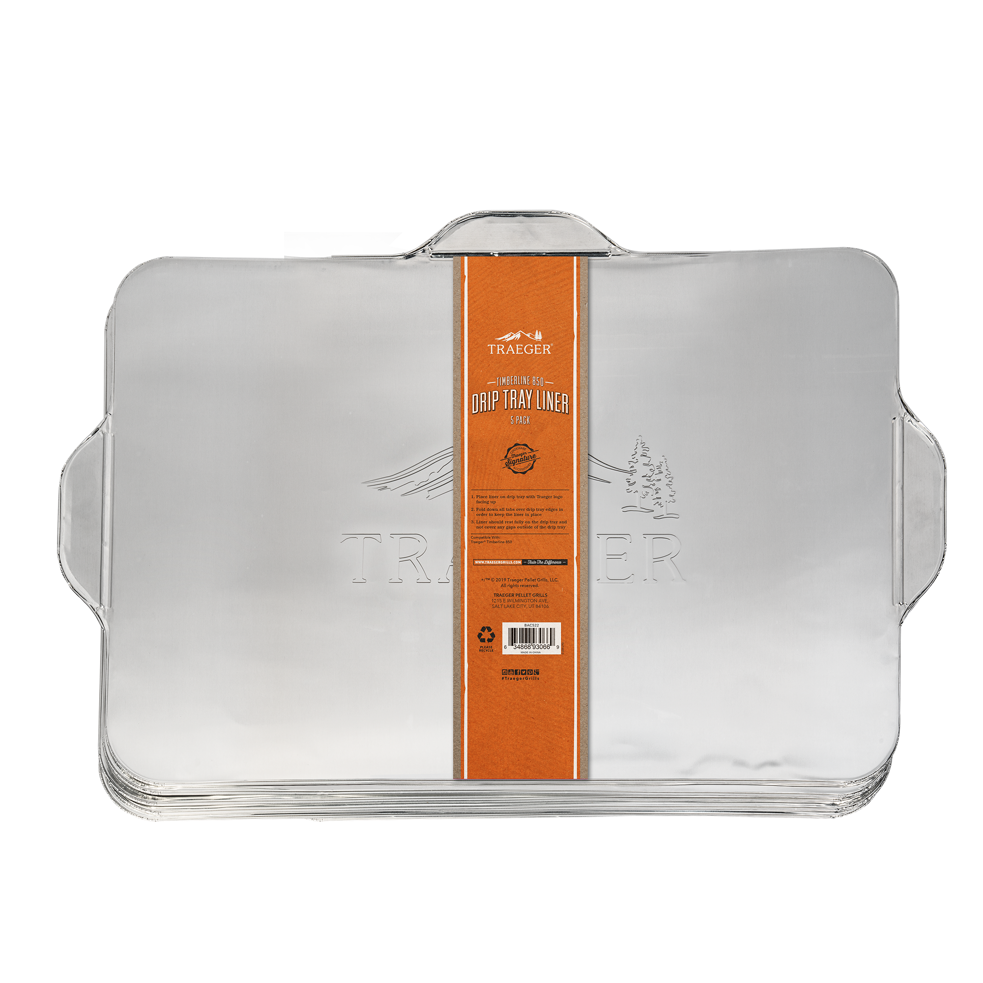 Traeger Timberline 850 Drip Tray Liners — 5 Pack Timberline 850 Drip Tray Liners — 5 Pack (FR)