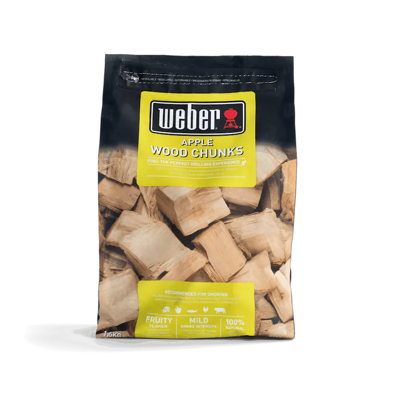 Weber Apple Wood Chunks — 1,5 kg Apple Wood Chunks — 1,5 kg — 17616 (FR)