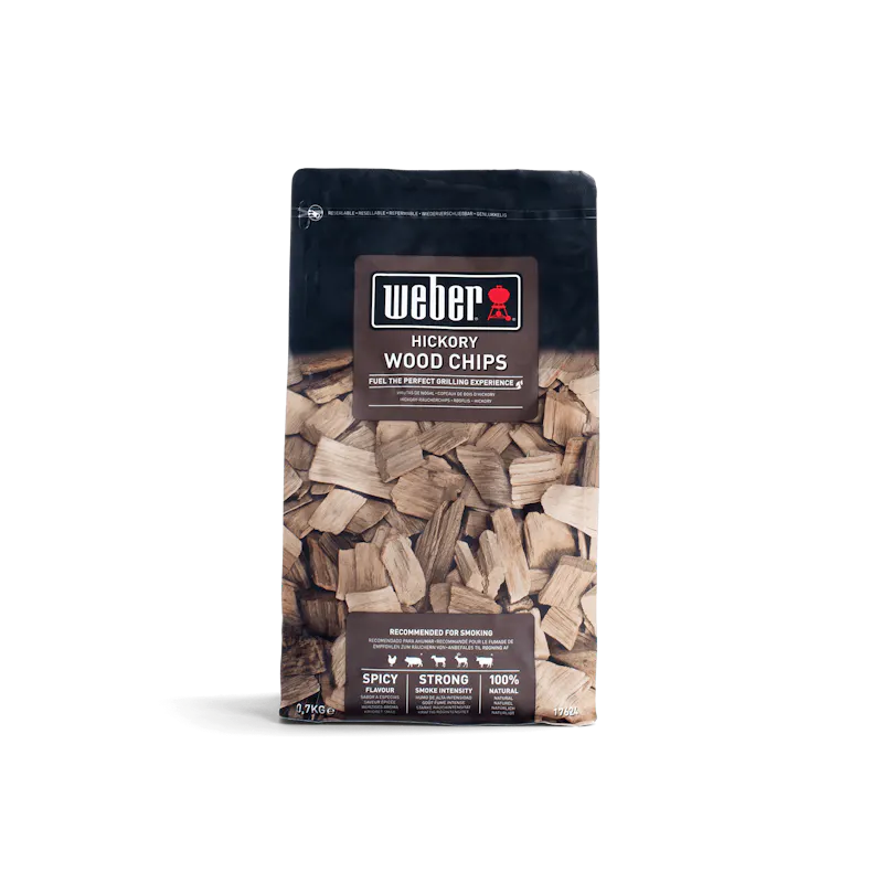 Weber Hickory Wood Chips — 0,7 kg Hickory Wood Chips — 0,7 kg — 17624 (FR)