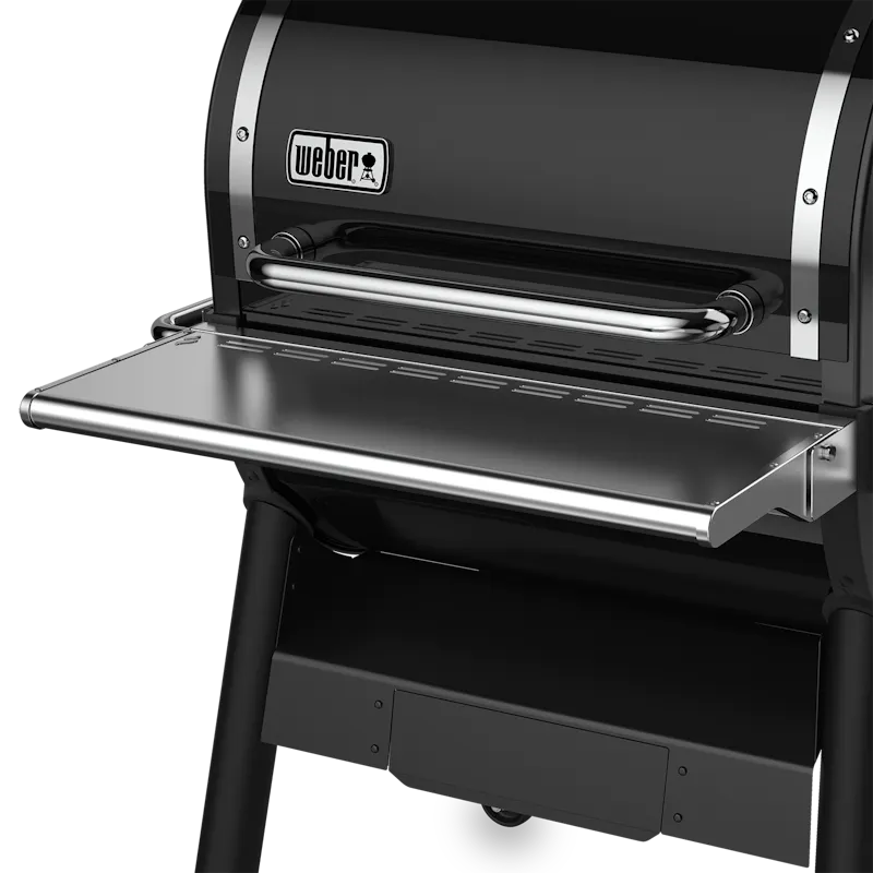 Weber Stainless Steel Folding Front Shelf — 7002 (FR)