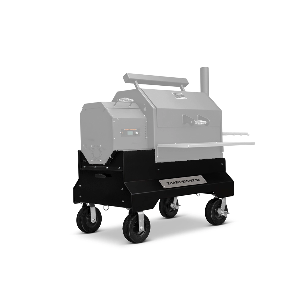 Yoder Smokers YS640 Comp Cart Base with Storage Drawer — Black (EU)