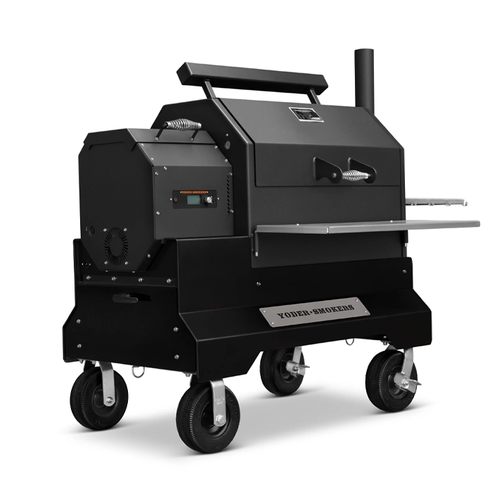 Yoder Smokers YS640s Pellet Grill – Comp Cart – Storage Drawer – Black (EU)