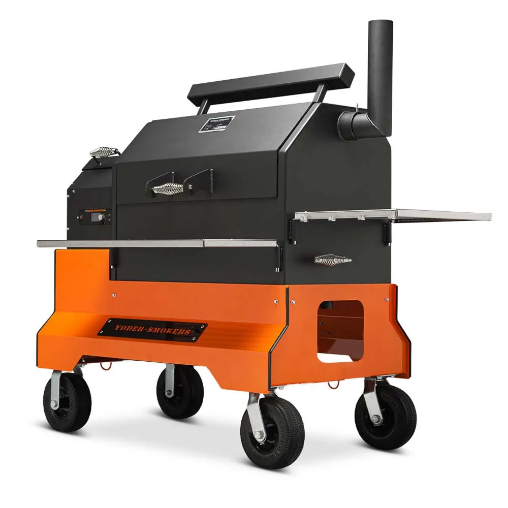 Yoder Smokers YS640s Pellet Grill – Comp Cart – Orange (EU)